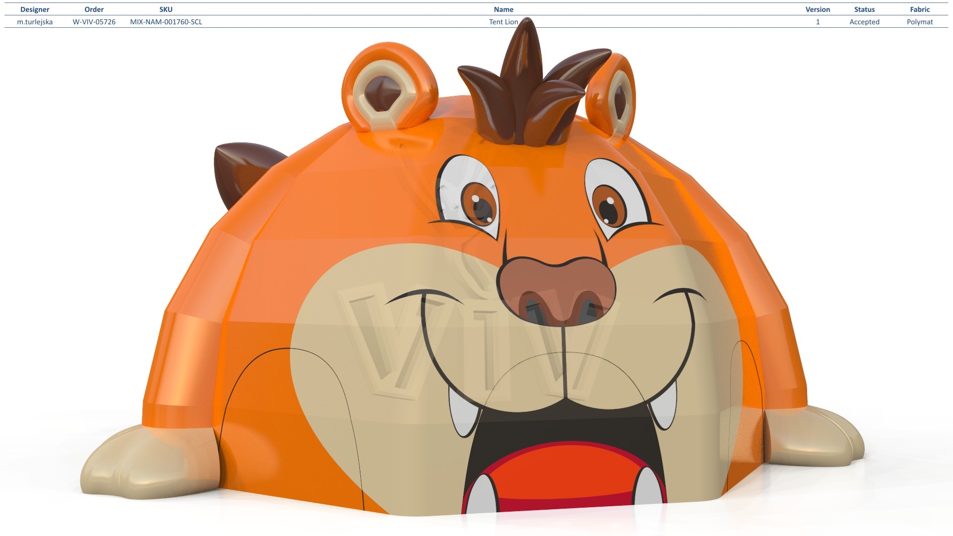Tent Lion commercial promotional inflatable tent