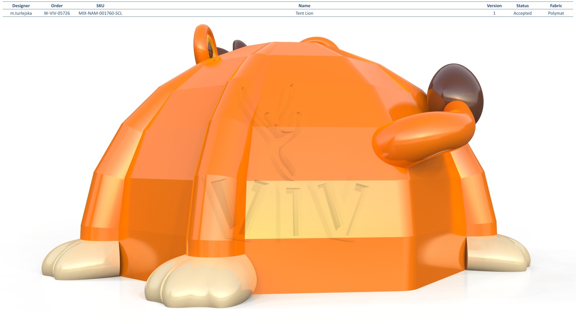 Tent Lion commercial promotional inflatable tent
