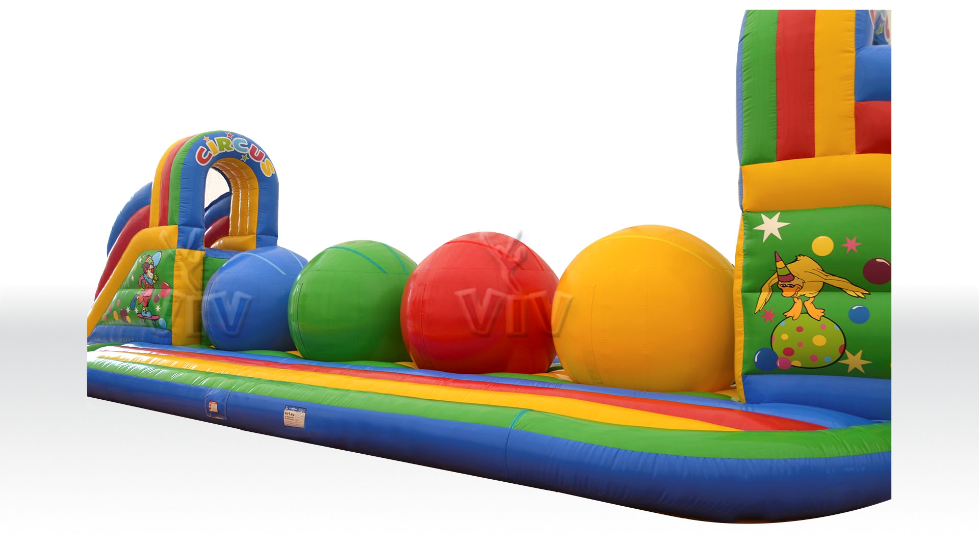 Wipe-Out Circus - Collection Circus commercial inflatable wipe-out attraction