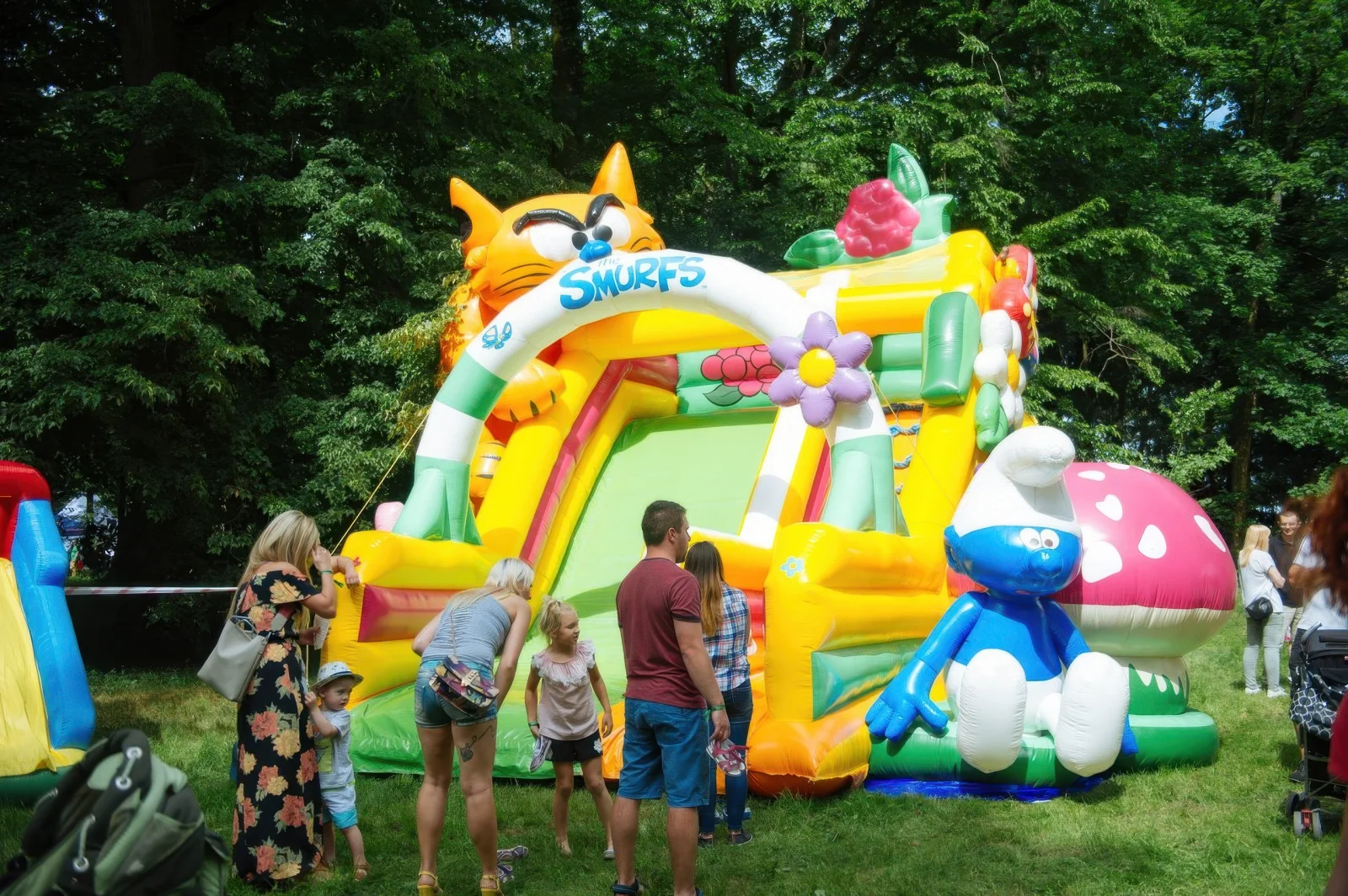Uwaga Klakier inflatable slide