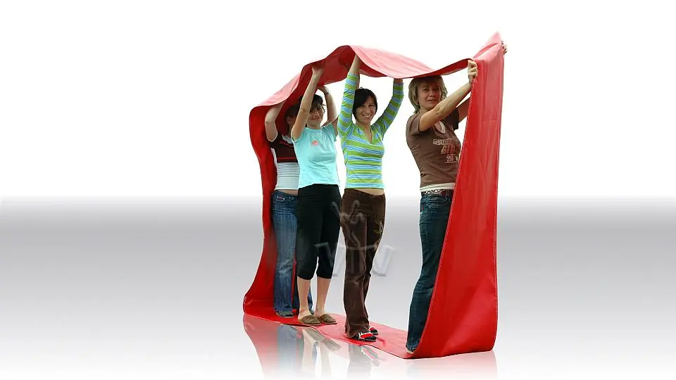 Running tape 10 m (2 pcs) commercial inflatable action game