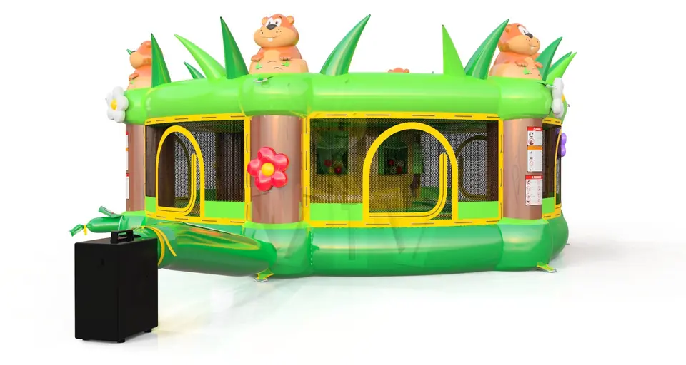 Whack a mole beavers (for kids) commercial inflatable action game