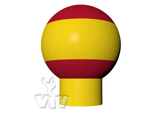 Balloon with narrow base 6 m commercial promotional inflatable balloon