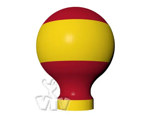 Balloon with narrowing 5 m commercial promotional inflatable balloon