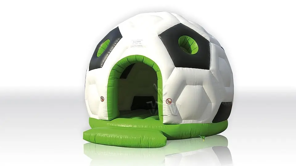 Bounce football with roof 7.8 x 6.8 x 5.4 m commercial inflatable bounce