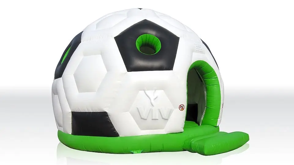 Bounce football with roof 7.8 x 6.8 x 5.4 m commercial inflatable bounce
