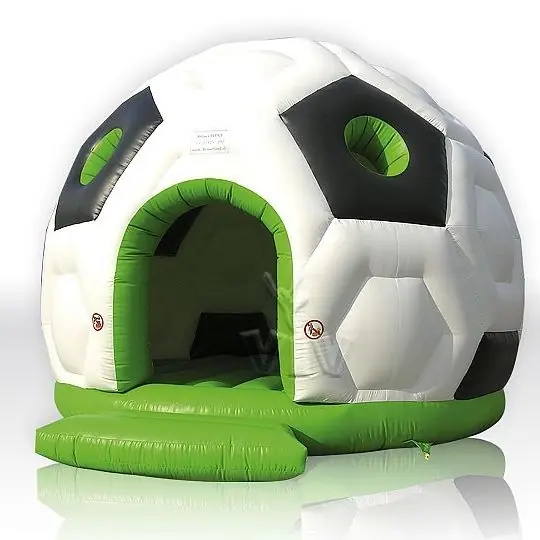 Bounce football with roof 7.8 x 6.8 x 5.4 m commercial inflatable bounce