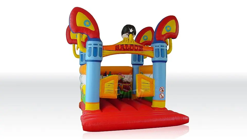 Bounce Saloon without roof commercial inflatable bounce