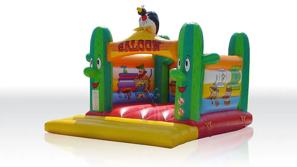 Saloon Cactus 4 x 3 without roof commercial inflatable bounce