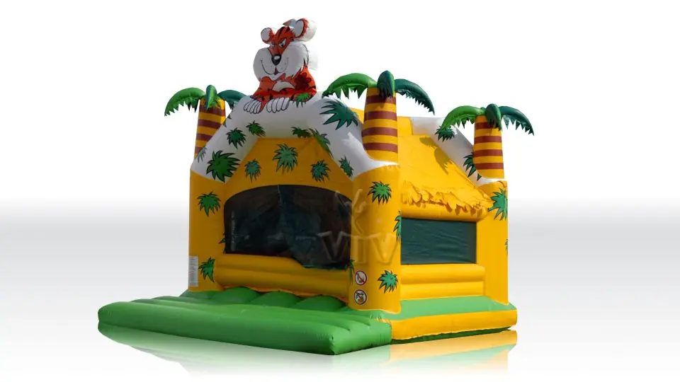 Jungle pool - with roof & palms & figure 4 x 3 x 3.6 m (balls sold separately) commercial inflatable dry pool