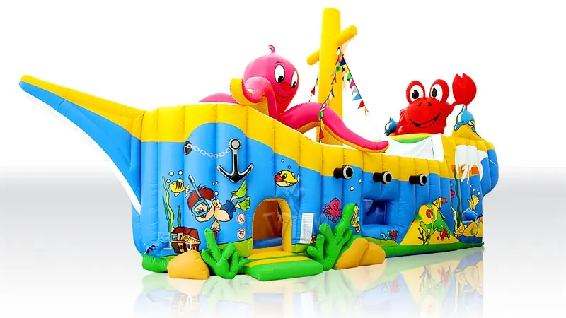 Ship Water World - Collection Unterwater World commercial inflatable ship attraction