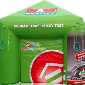 Square tent 4 x 4 m commercial promotional inflatable tent