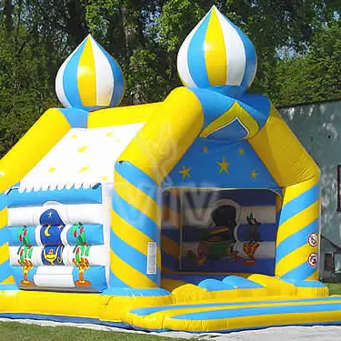 Aladin roofed inflatable bounce